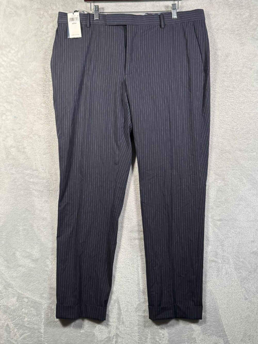 Polo Ralph Lauren Pants Mens 40x32 Blue Pinstripe Dress Wool Performance $198